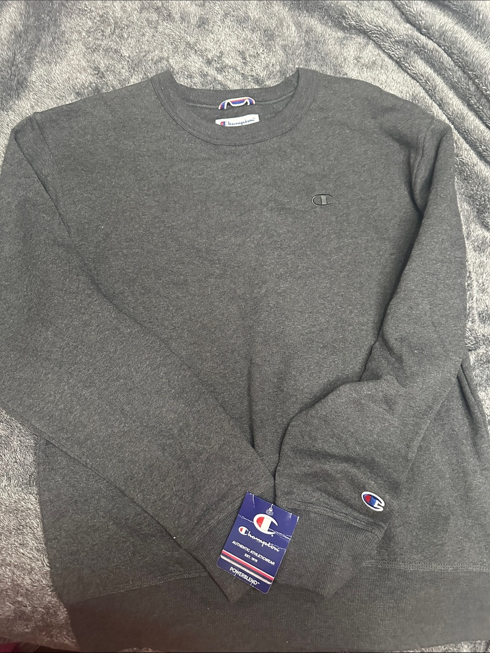 Champion Charcoal Gray Crewneck Sweatshirt